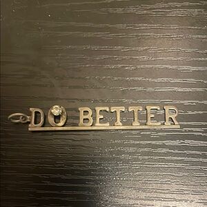 Silver Dylanlex Do Better charm